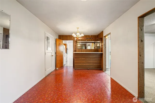 wooden floor in an empty room