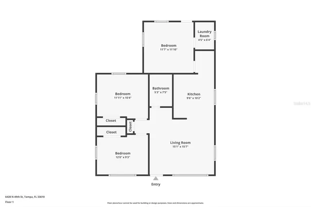 $1,895 | 6428 North 49th Street, Tampa, FL 33610