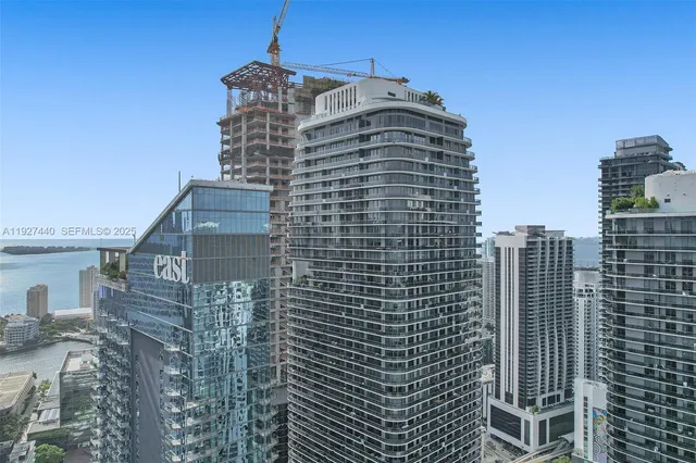 a large building with a window