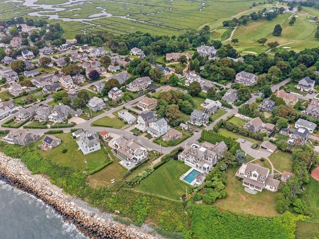 2 Collier Road Scituate, MA 02066 - Photo 38 of 41 an aerial view of residential houses with outdoor space and parking