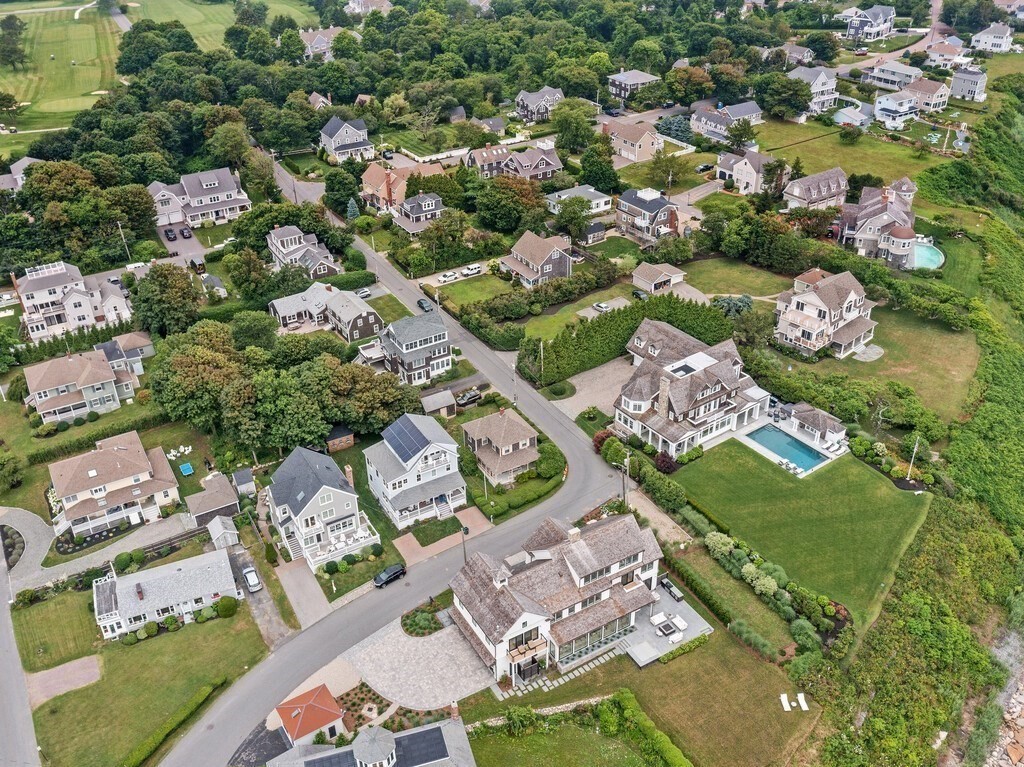 2 Collier Road Scituate, MA 02066 - Photo 39 of 41 an aerial view of a city with lots of residential buildings