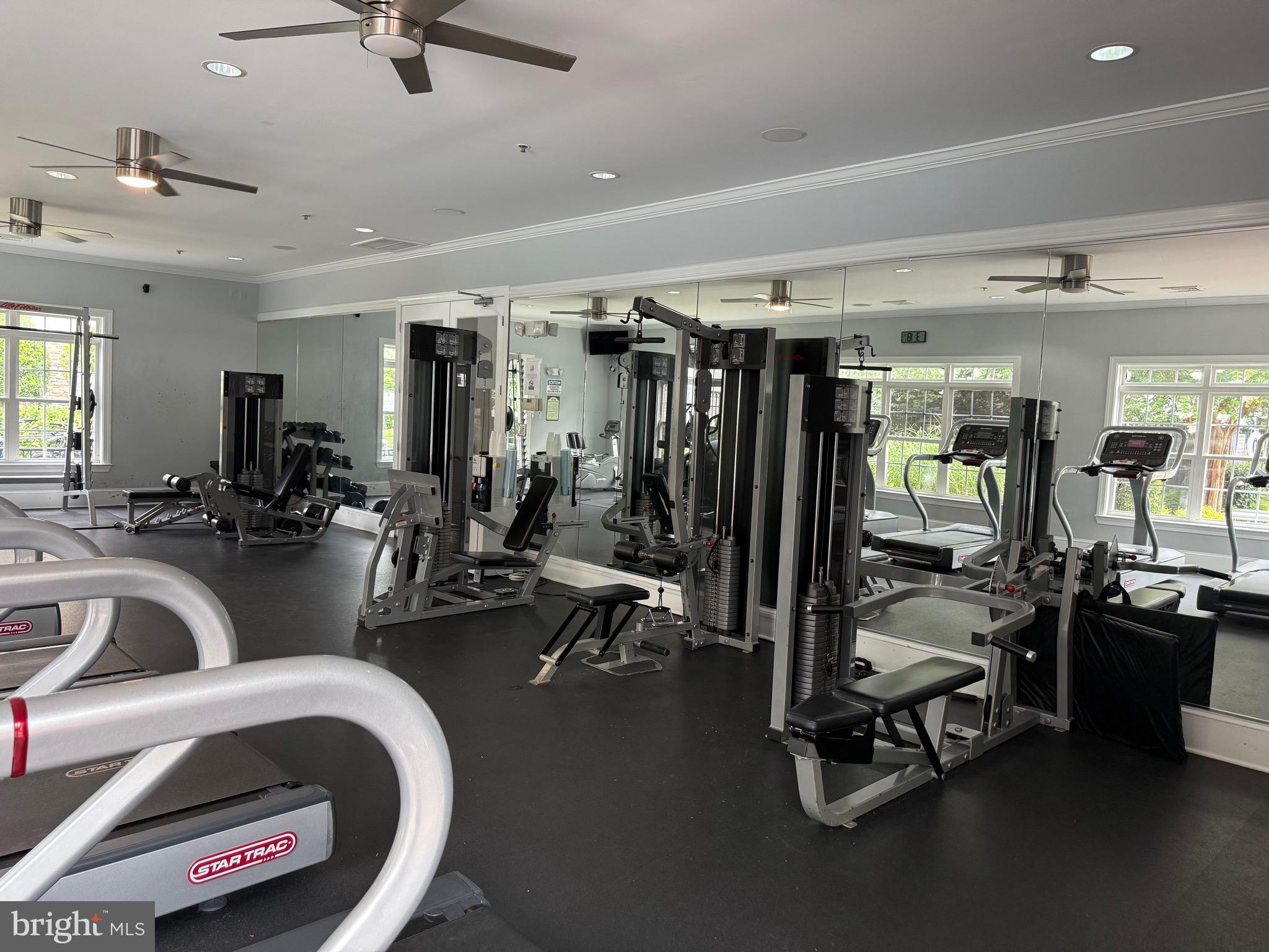502 Sunset View Terrace Southeast, Unit 107 Leesburg, VA 20175 - Photo 45 of 50 a view of a room with gym equipment