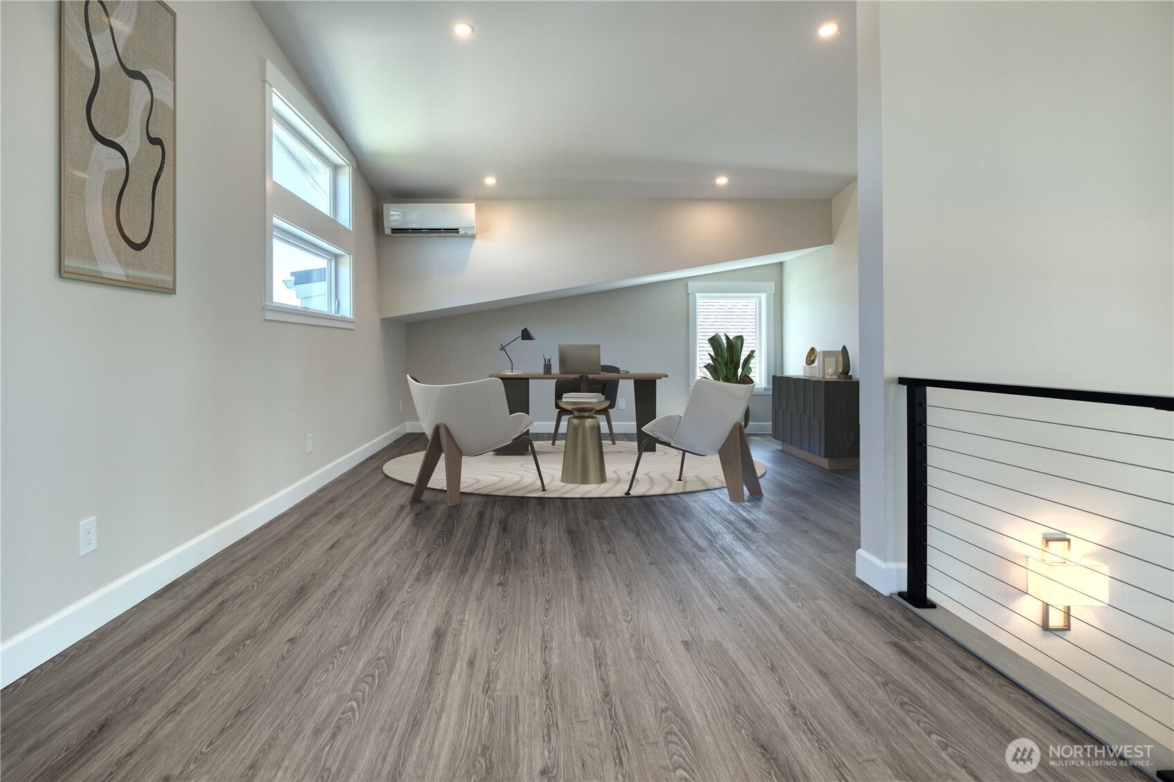 631 Freemans Lane Point Roberts, WA 98281 - Photo 29 of 40 a view of a livingroom with furniture and wooden floor