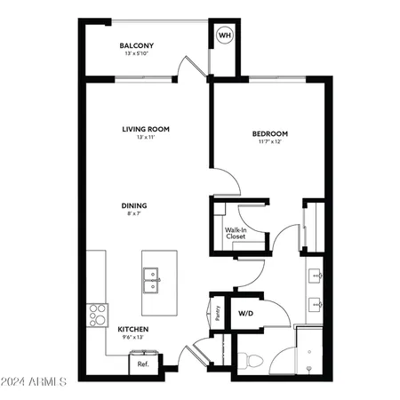 $1,760 | 2500 East Marco Polo Road, Unit A2, Phoenix, AZ 85050