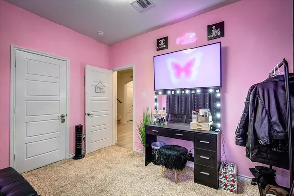 a utility room with closet
