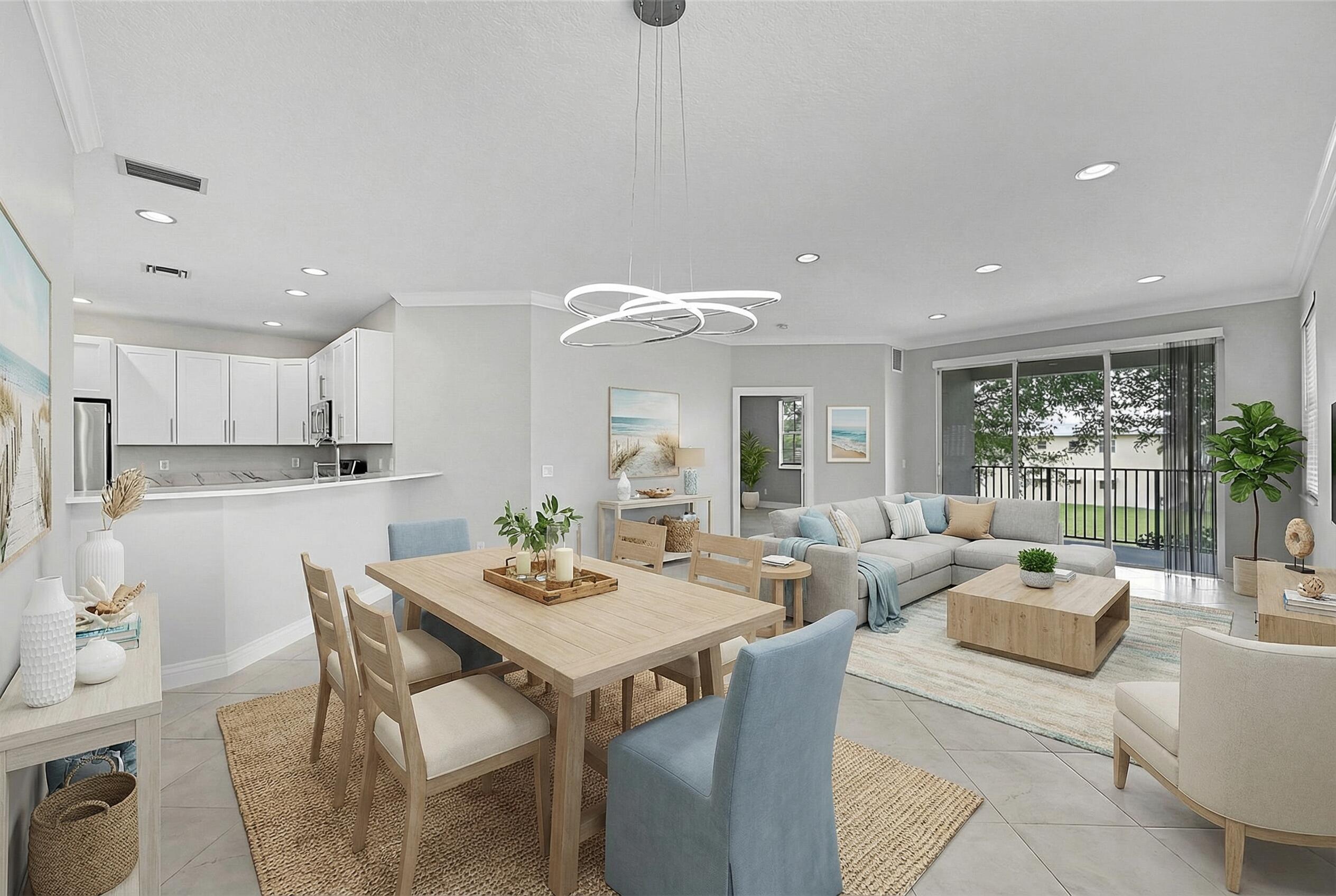 23269 Carolwood Lane, Unit 202 Boca Raton, FL 33428 - Photo 9 of 52 open_concept_staged
