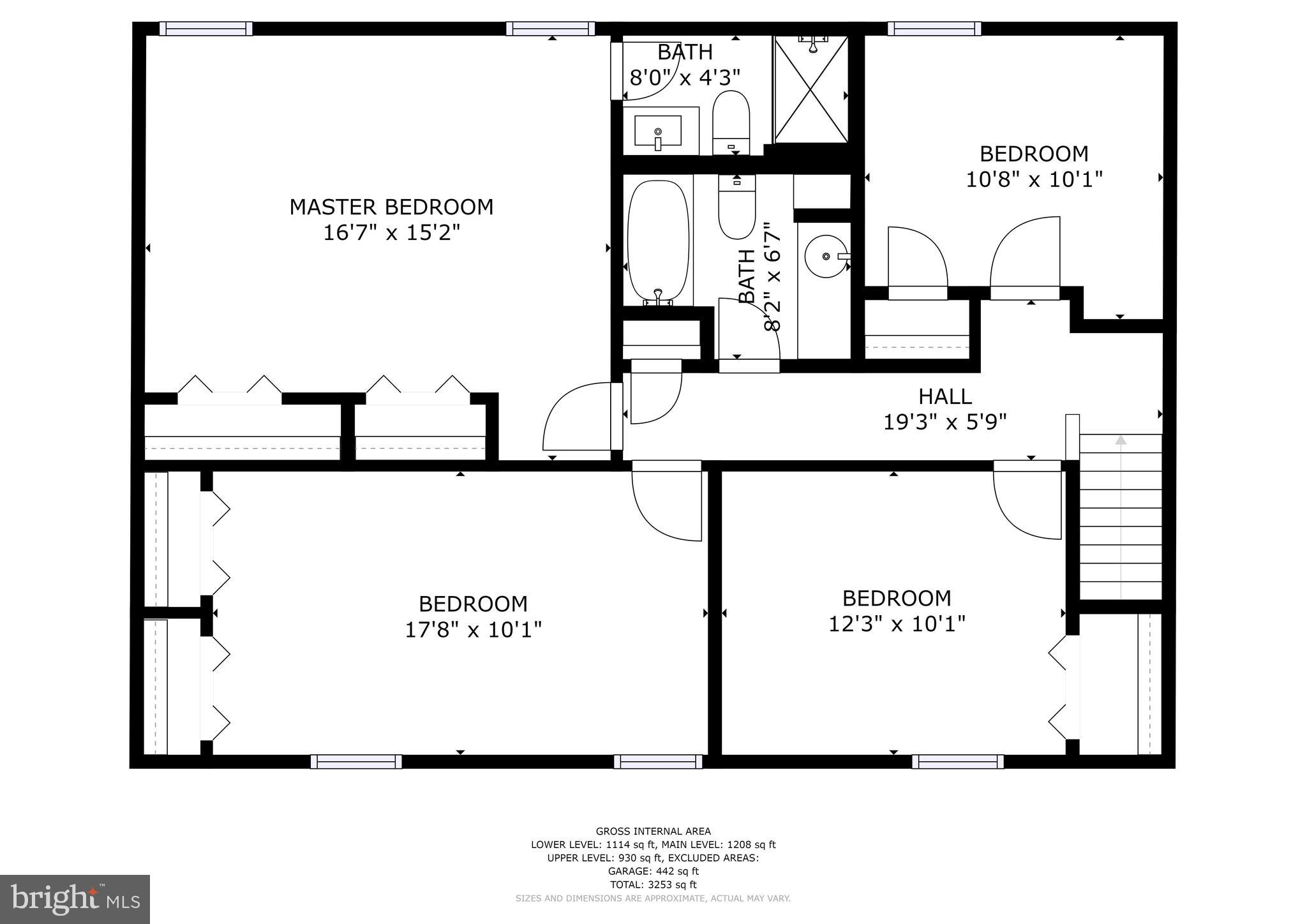 6324 Colchester Road Fairfax Station, VA 22039 - Photo 26 of 27 Floorplan Upper
