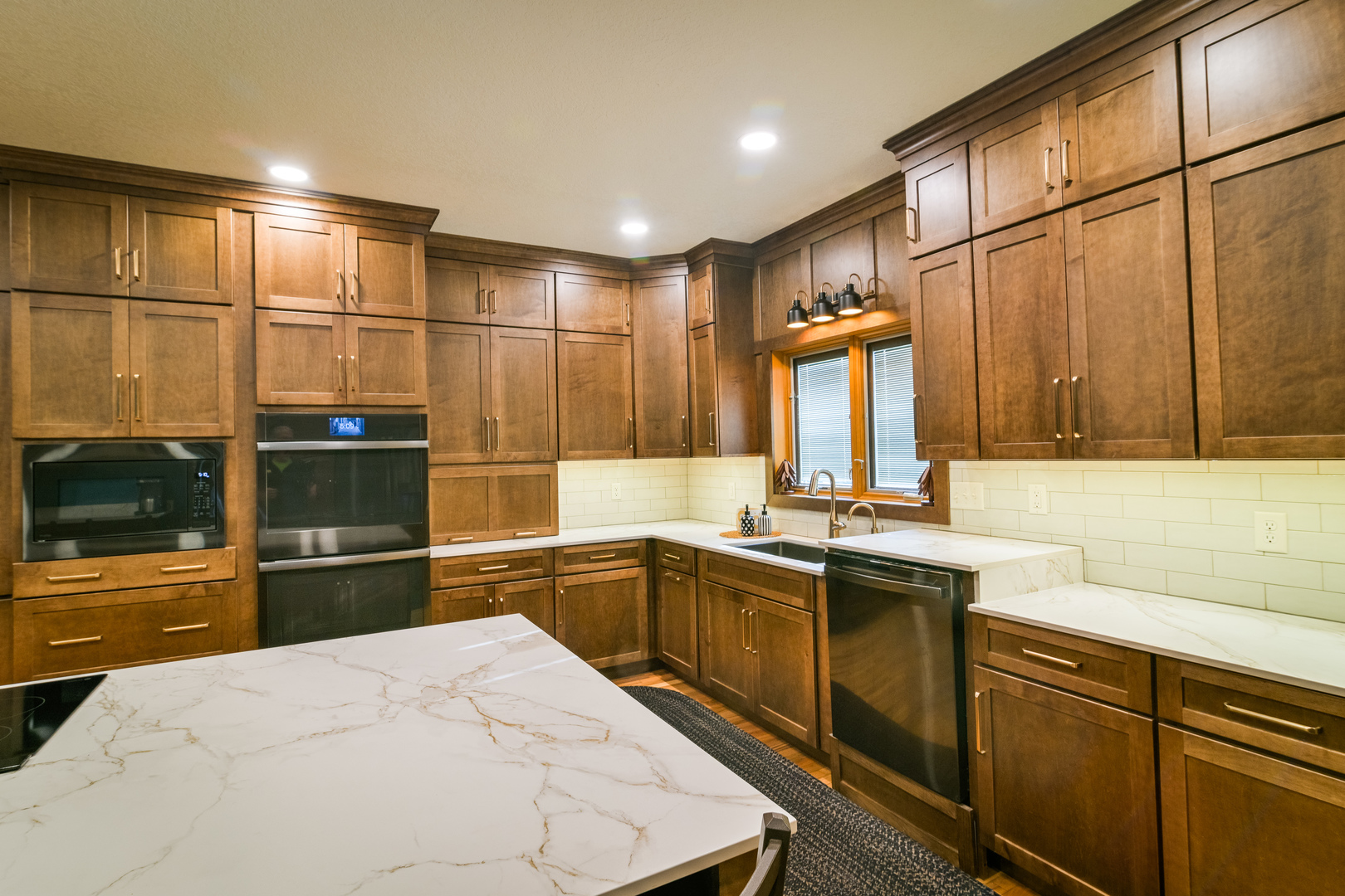 4789 Leghorn Road Clinton, IL 61727 - Photo 13 of 84 a kitchen with stainless steel appliances granite countertop a refrigerator and a sink