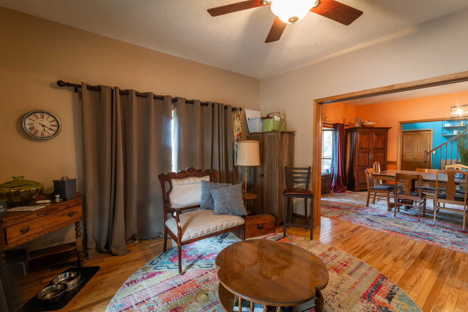 4789 Leghorn Road Clinton, IL 61727 - Photo 20 of 84 a living room with furniture a rug and a large window