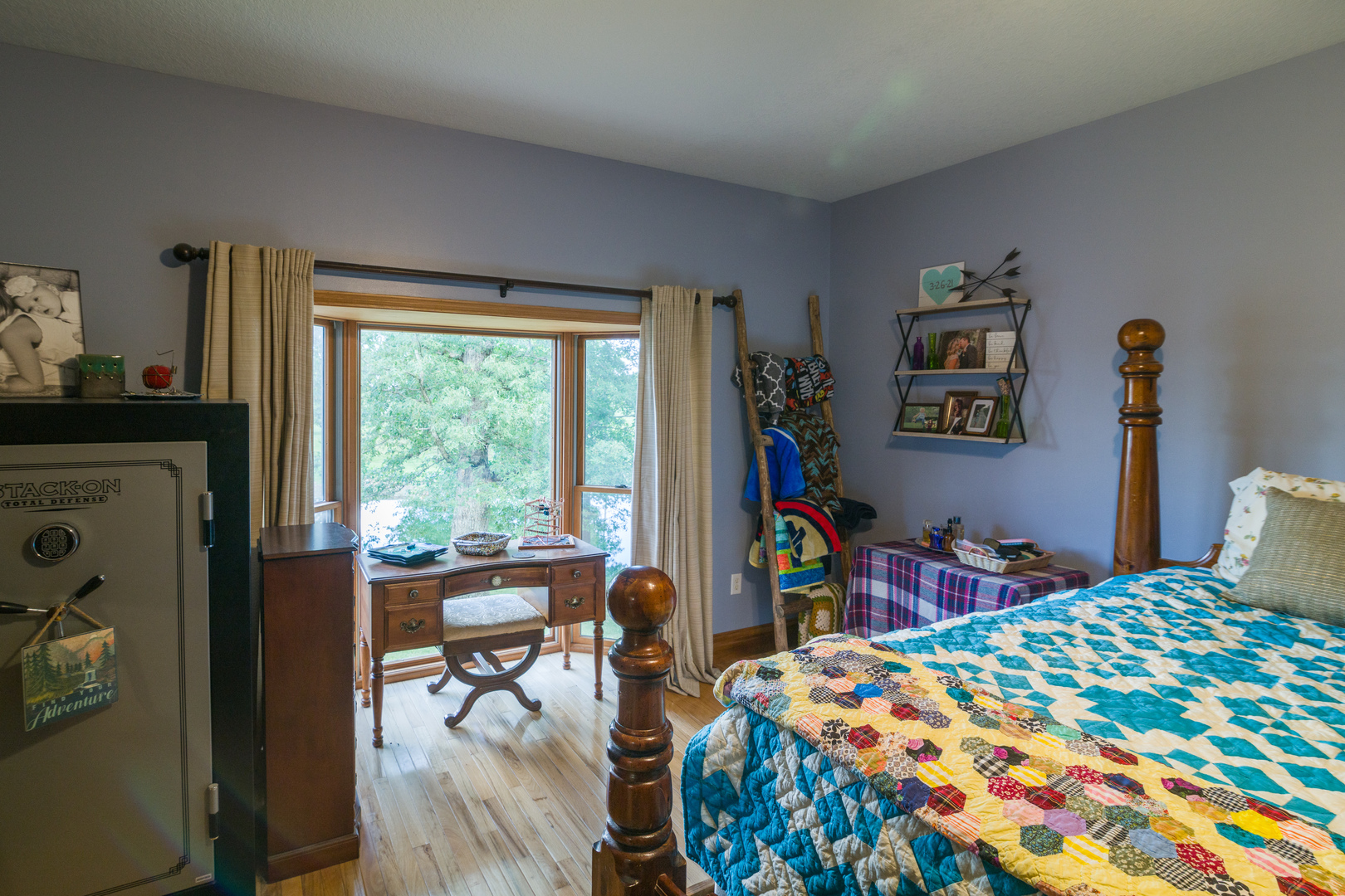 4789 Leghorn Road Clinton, IL 61727 - Photo 22 of 84 a bedroom with two beds and a table in it