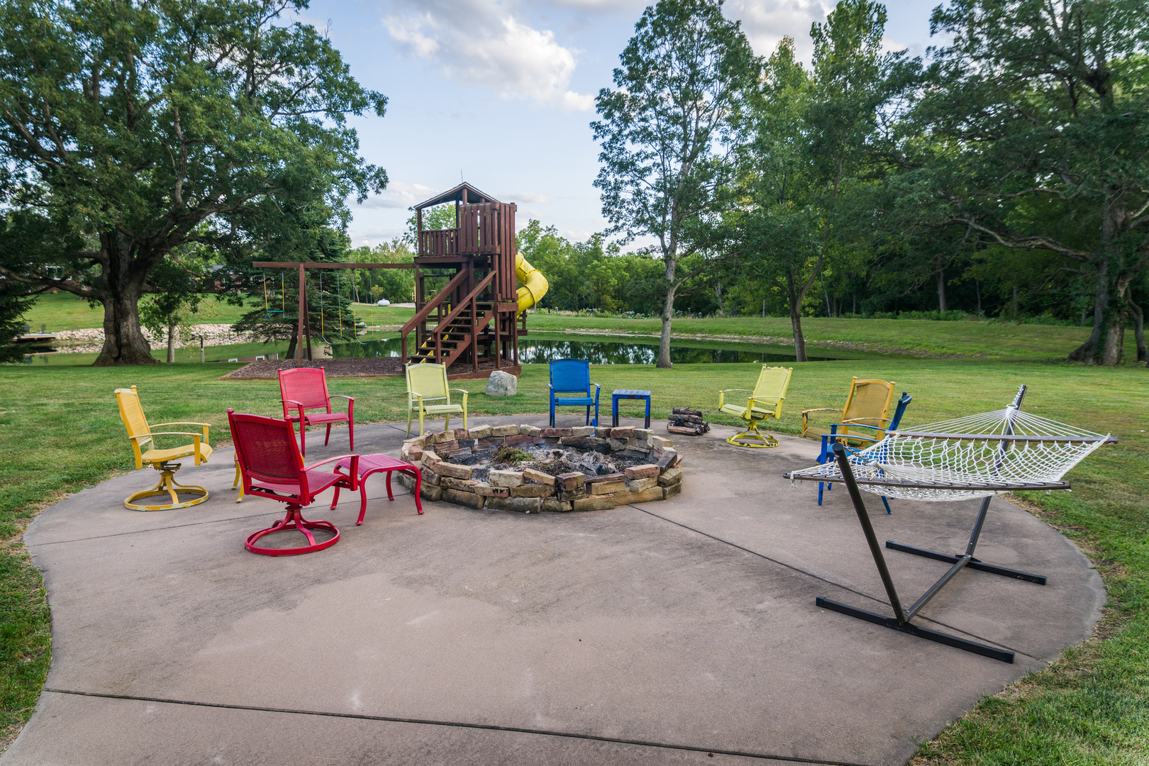 4789 Leghorn Road Clinton, IL 61727 - Photo 82 of 84 a view of a swimming pool and lounge chairs in back yard of the house