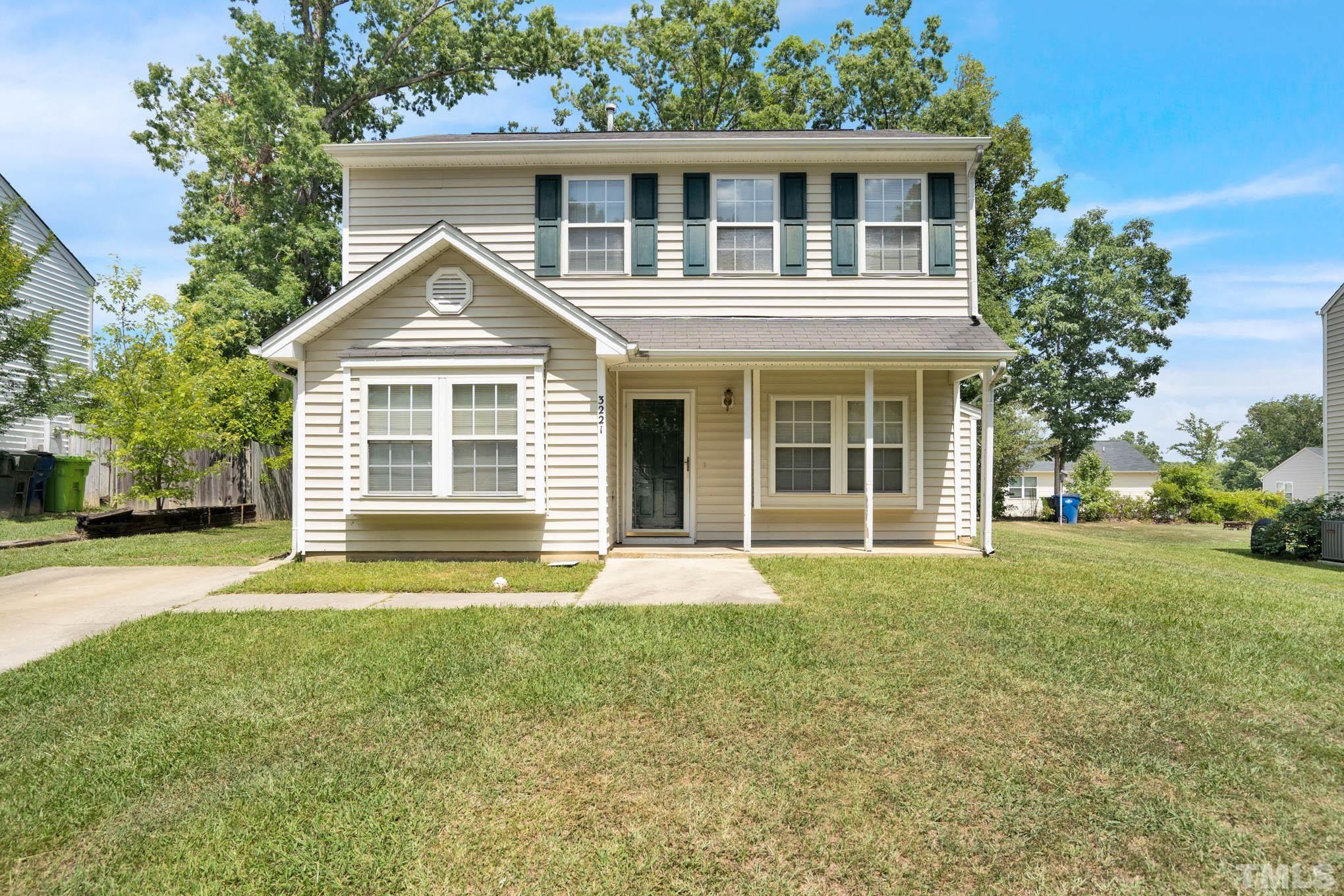 3221 Mango Drive Raleigh, NC 27610 - Photo 1 of 3 front view of a house with a yard