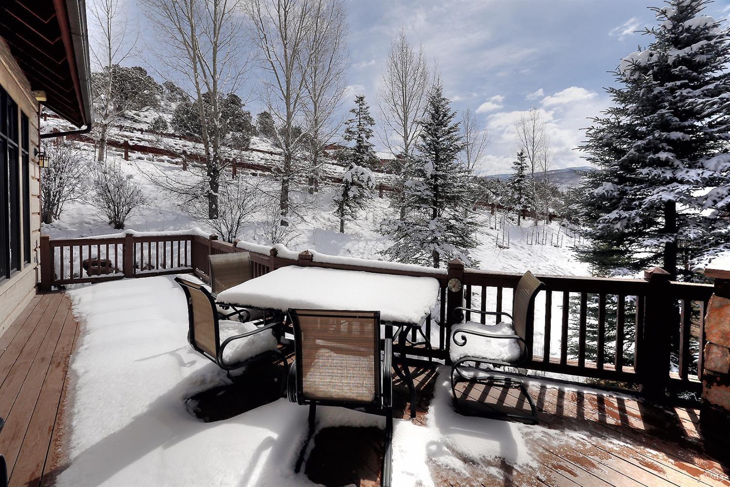 161 Fall Creek Road Edwards, CO 81632 - Photo 16 of 16 a view of a chairs and table on the deck
