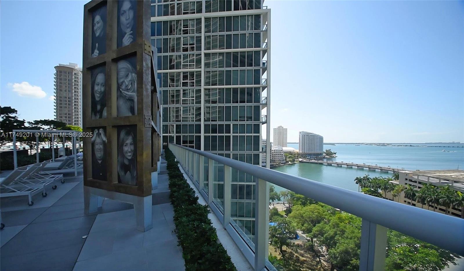 485 Brickell Avenue, Unit 2603 Miami, FL 33131 - Photo 15 of 16 a view of balcony with furniture
