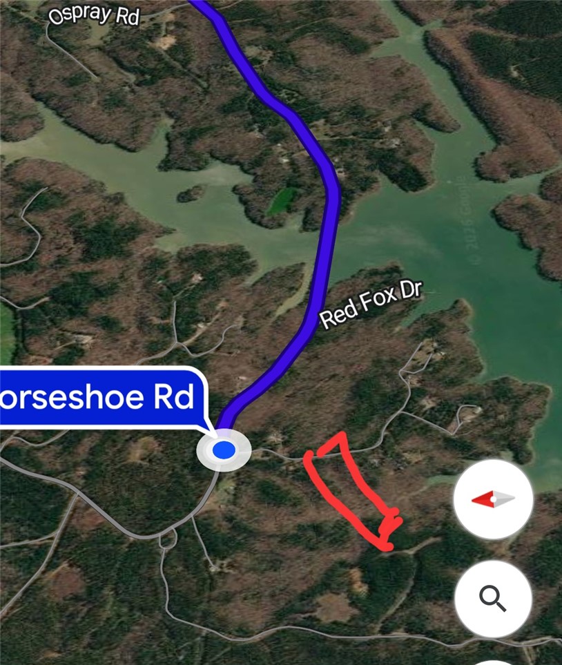 0 Dockside Drive Iva, SC 29655 - Photo 14 of 14 A comprehensive map view highlights direct routes to this waterside property.