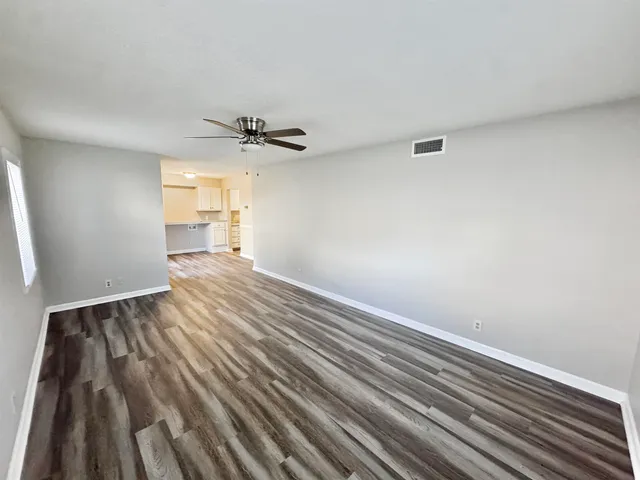 wooden floor in an empty room
