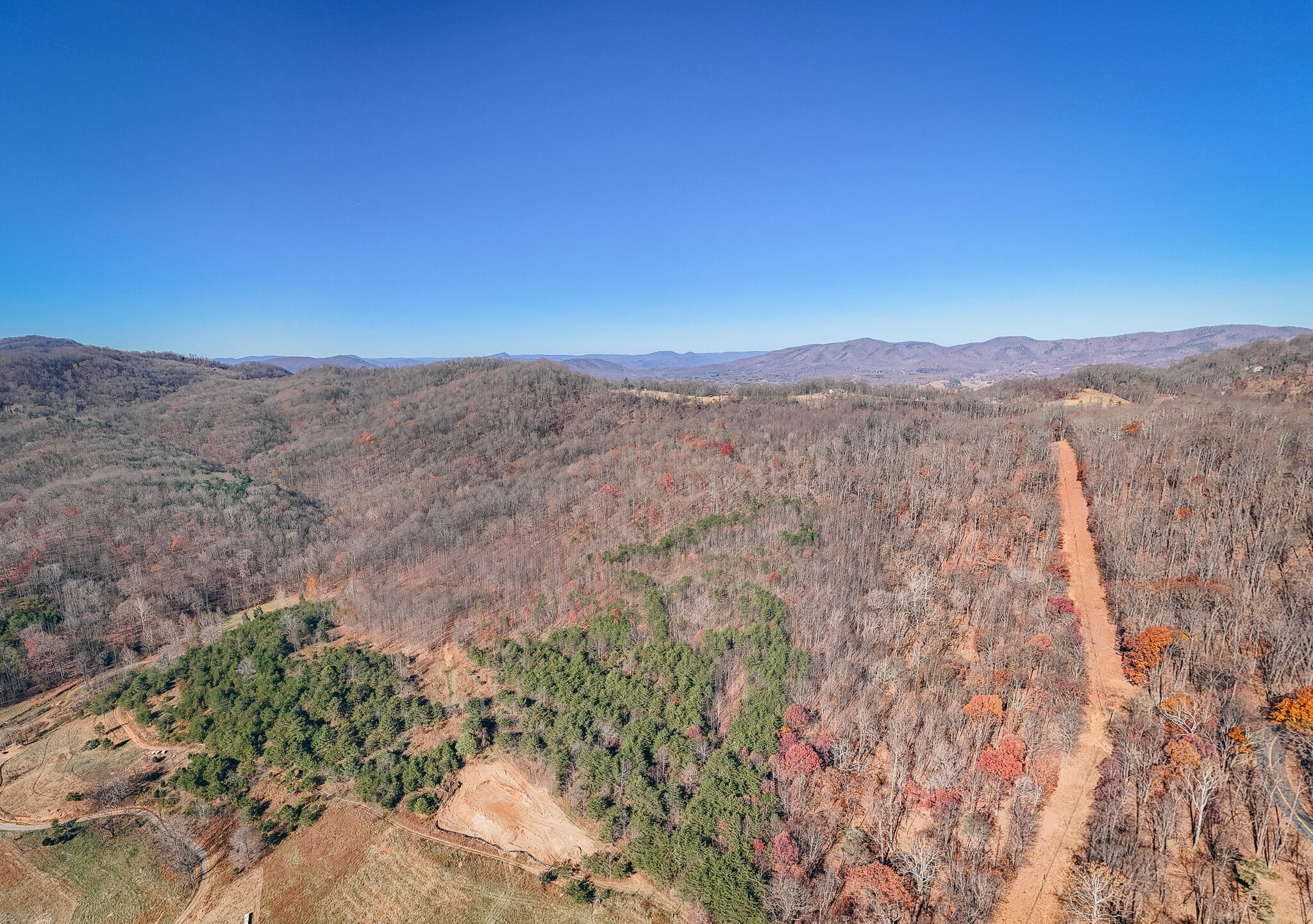 0 Bore Auger Road Blue Ridge, VA 24064 - Photo 14 of 25 a view of a mountain range with trees in the background