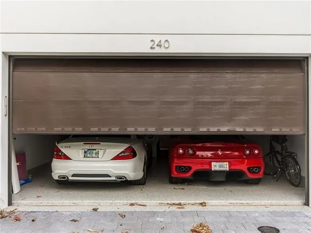 a view of a house with a garage