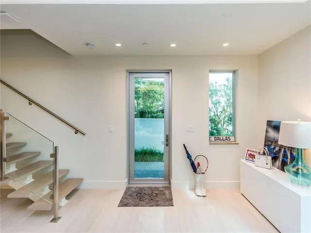 a very nice looking room with a large window