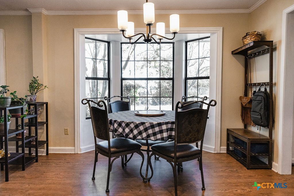 1439 Dagg Road Yoakum, TX 77995 - Photo 15 of 48 a view of a dining room with furniture and window
