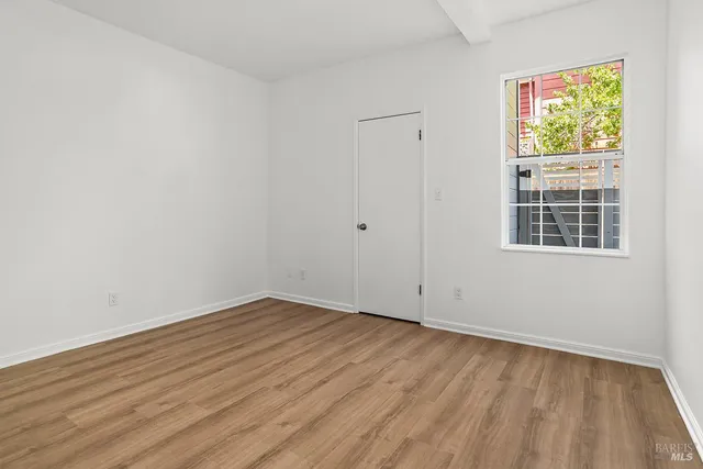wooden floor in an empty room