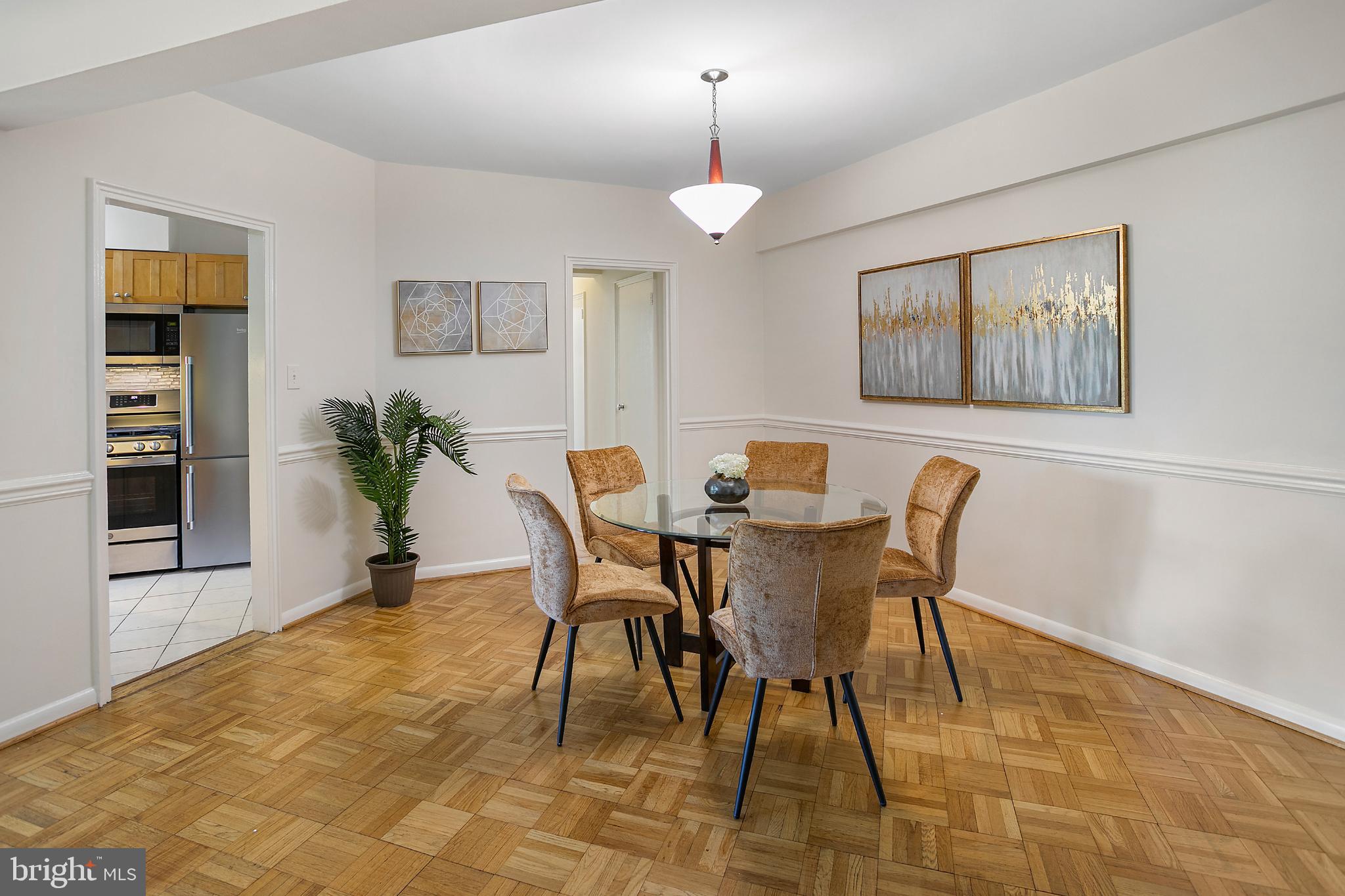 2500 Q Street Northwest, Unit 411 Washington, DC 20007 - Photo 5 of 24 Dining Area off Kitchen