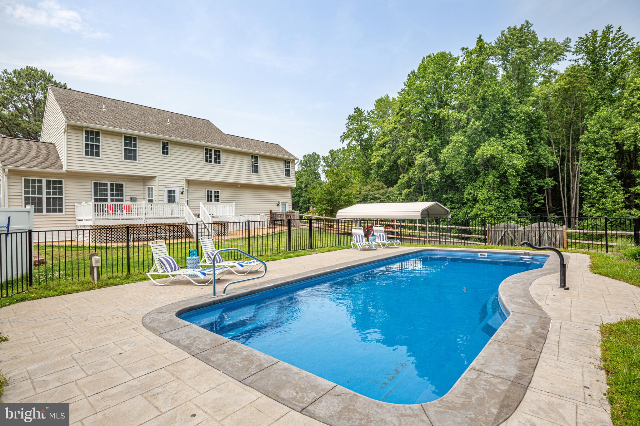 9339 Indiantown Road King George, VA 22485 - Photo 12 of 64 Rear View and Pool