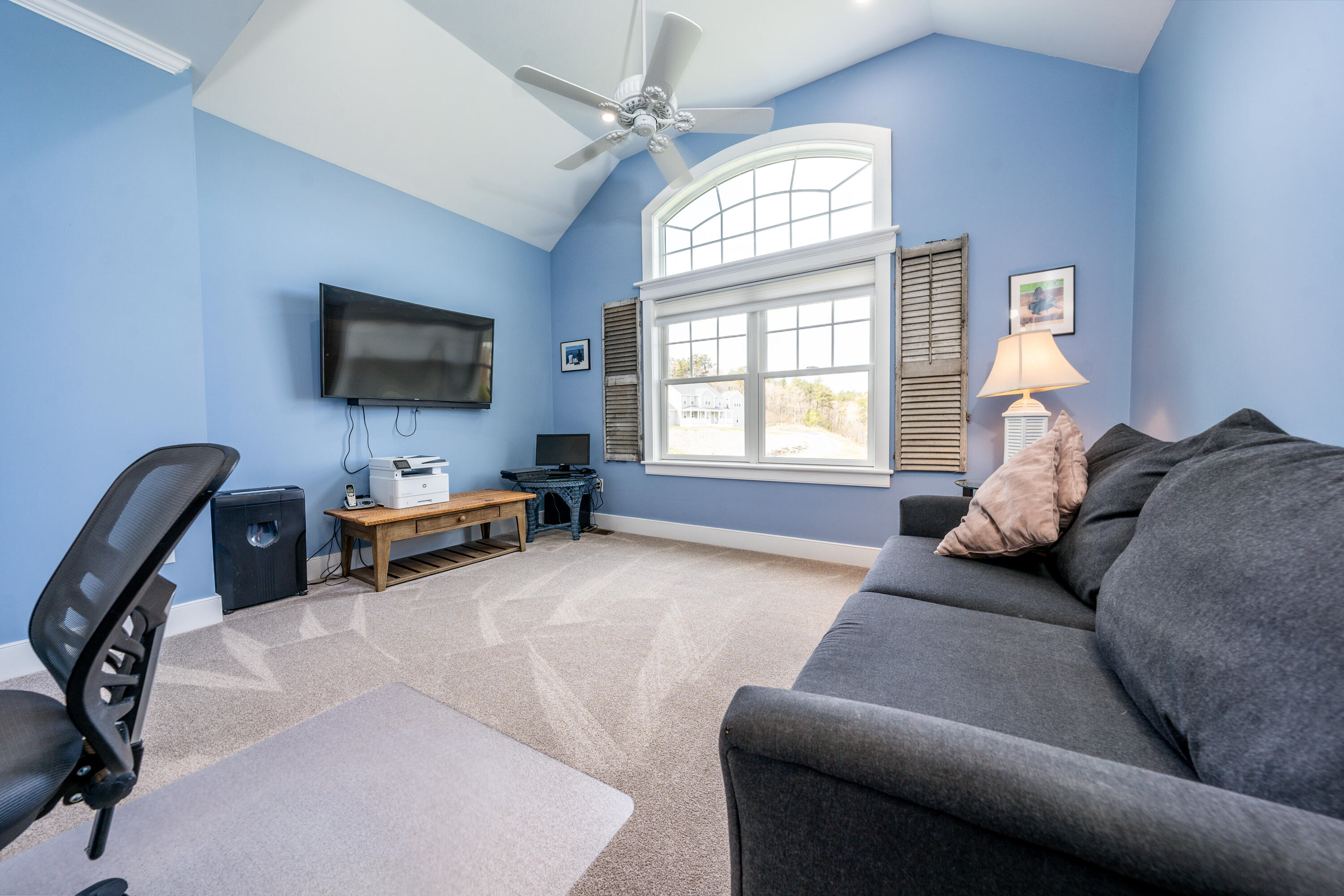 21 Jillian Drive Bourne, MA 02532 - Photo 26 of 46 a bed room with furniture and a flat screen tv