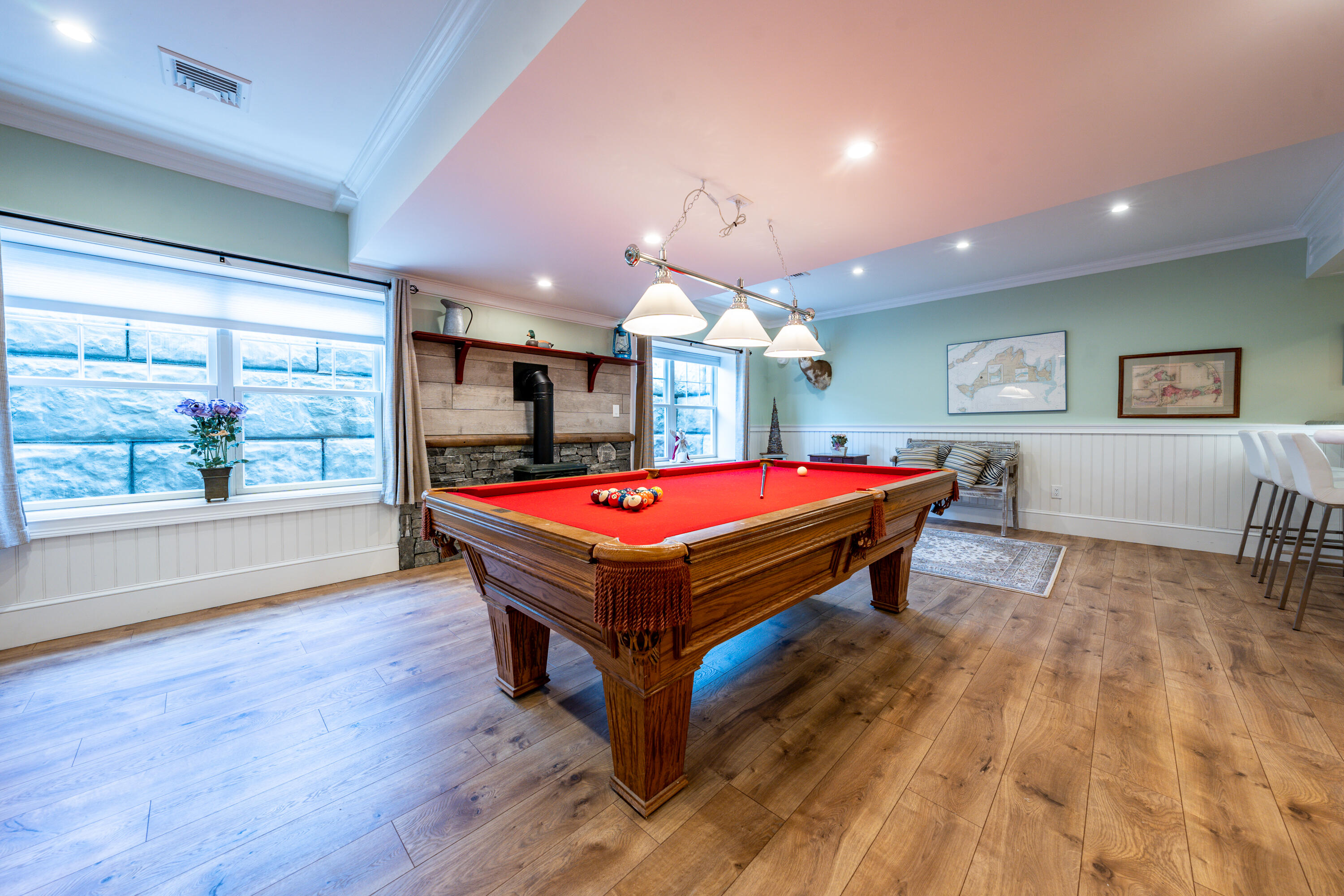 21 Jillian Drive Bourne, MA 02532 - Photo 28 of 46 a room with pool table and windows