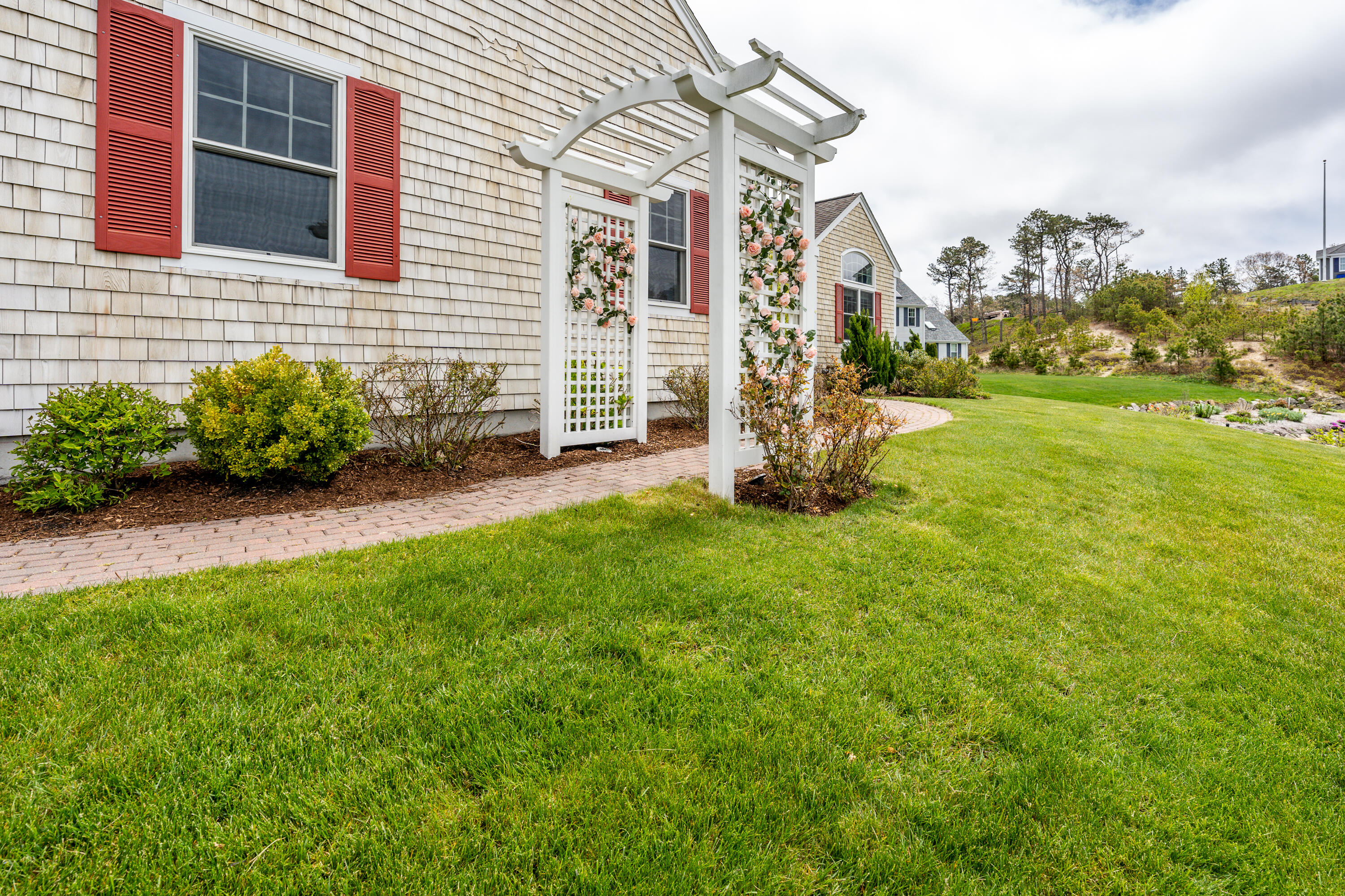 21 Jillian Drive Bourne, MA 02532 - Photo 36 of 46 a view of a house with backyard and garden