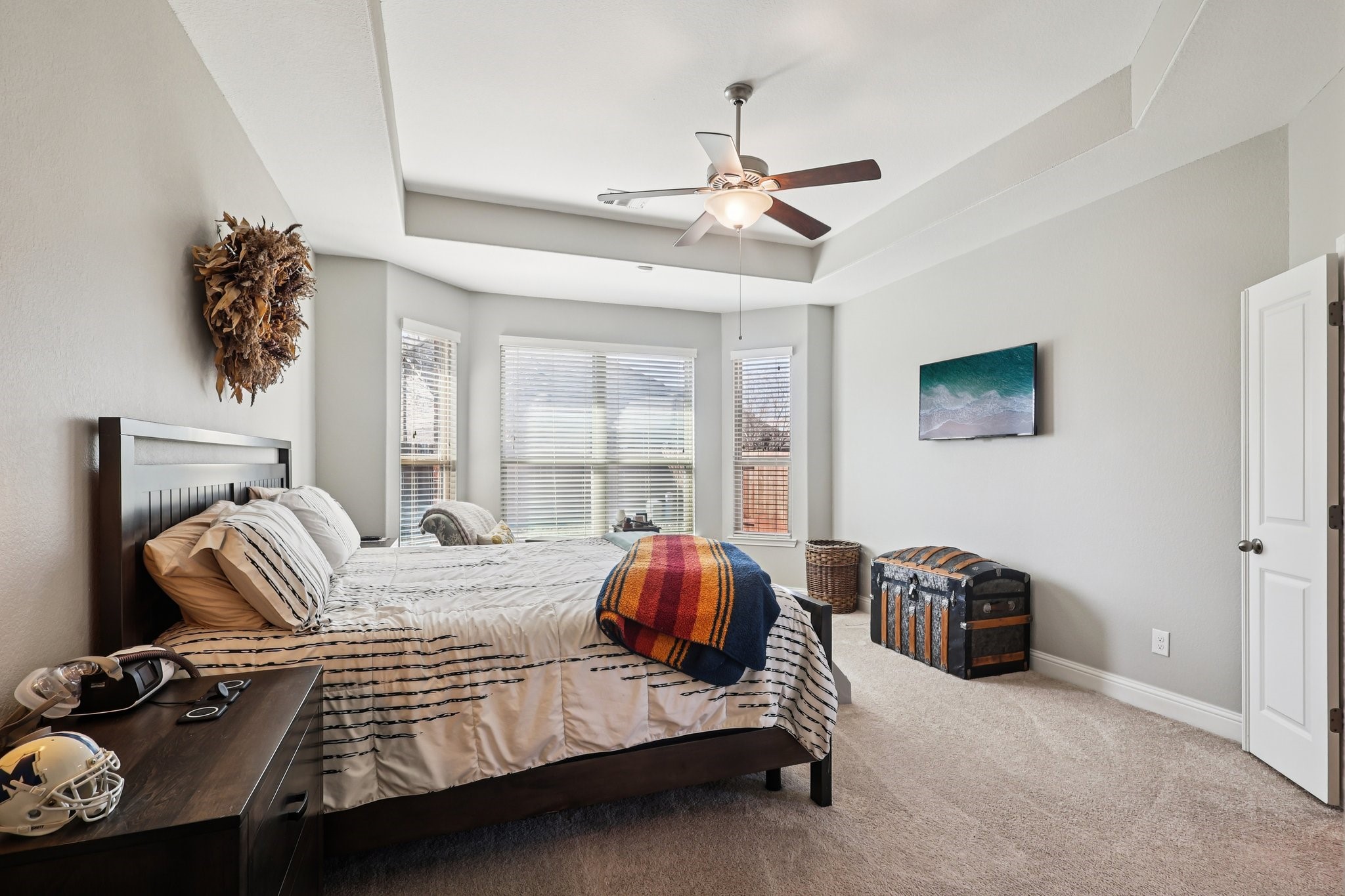 3668 Cottage Pines Lane Spring, TX 77386 - Photo 24 of 47 Primary bedroom with high ceilings and plenty of natural light and ample wall space for furnishings!