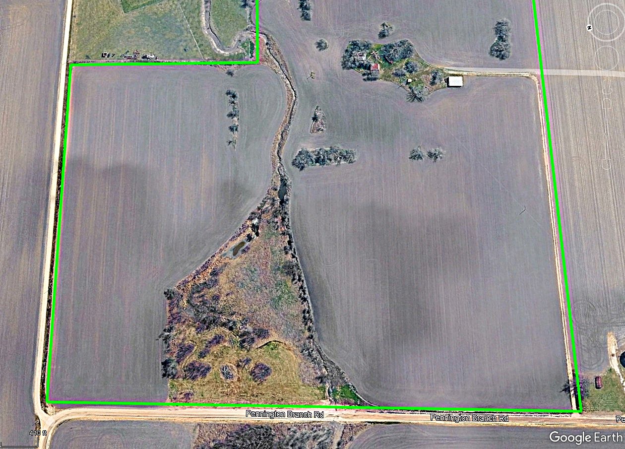 19374 Pennington Branch Road Holland, TX 76534 - Photo 4 of 24 Aerial Survey Map. Delineating the boundaries of the property