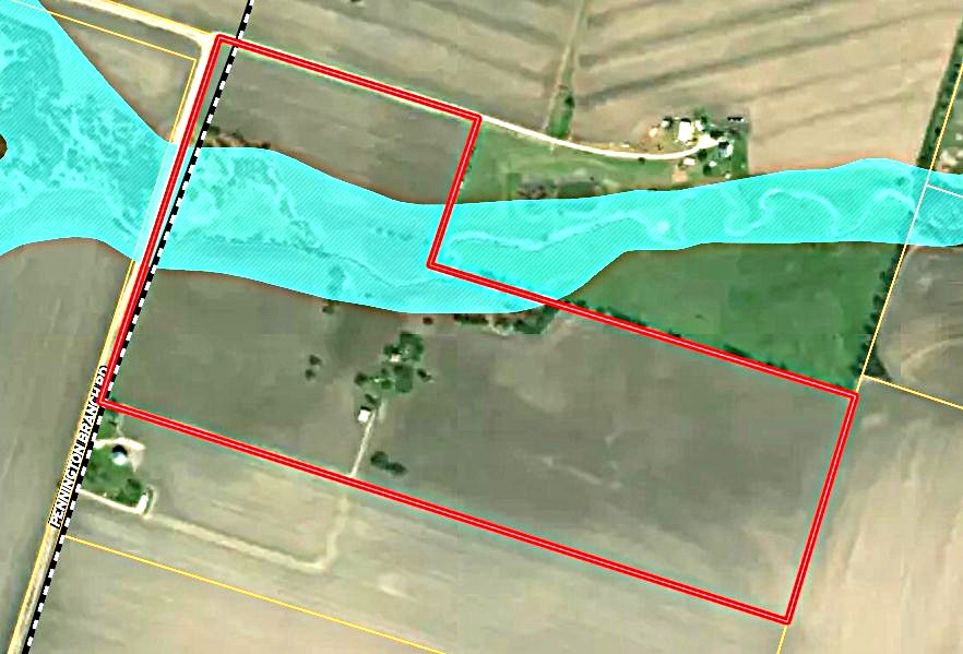 19374 Pennington Branch Road Holland, TX 76534 - Photo 7 of 24 Property Map. Illustrating the property boundary and adjacent water features