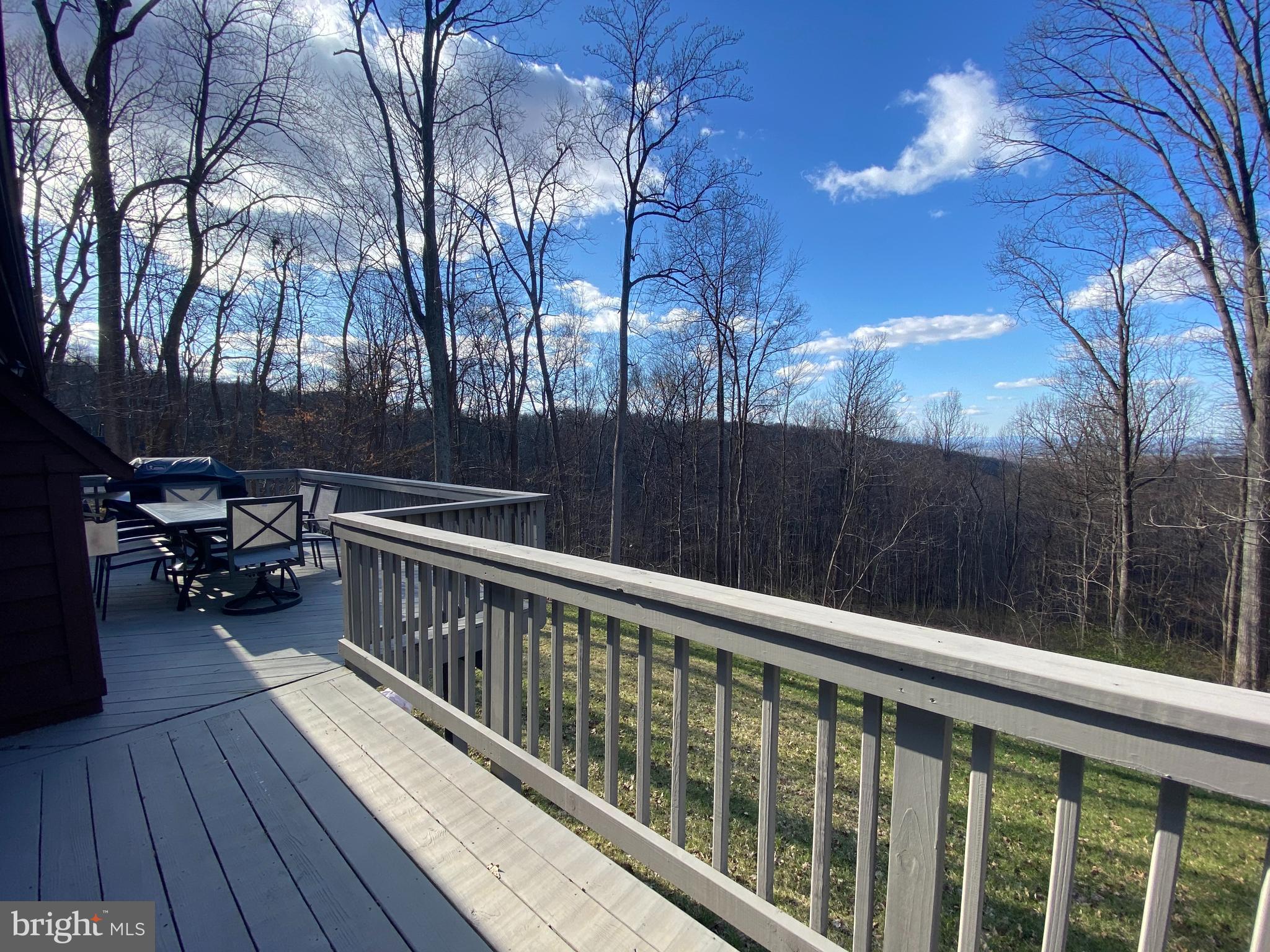 397 Parkside Road Linden, VA 22642 - Photo 28 of 32 a view of a balcony with chairs