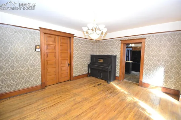 a view of livingroom with a flat screen tv