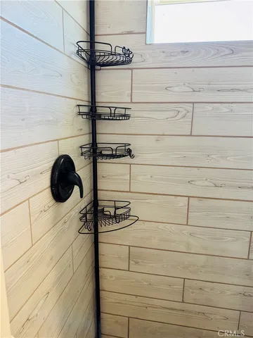 a close view of shower