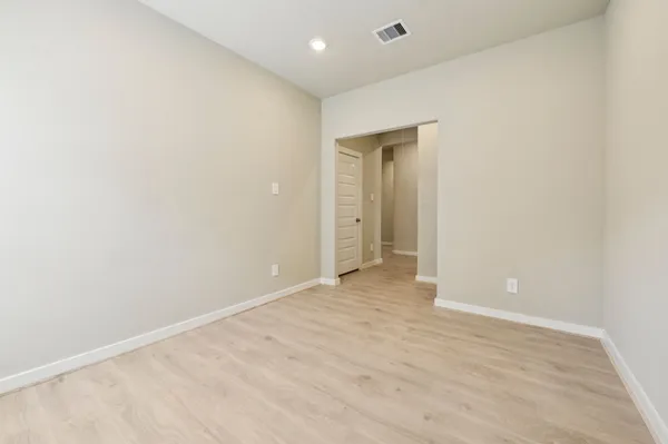 a view of an empty room