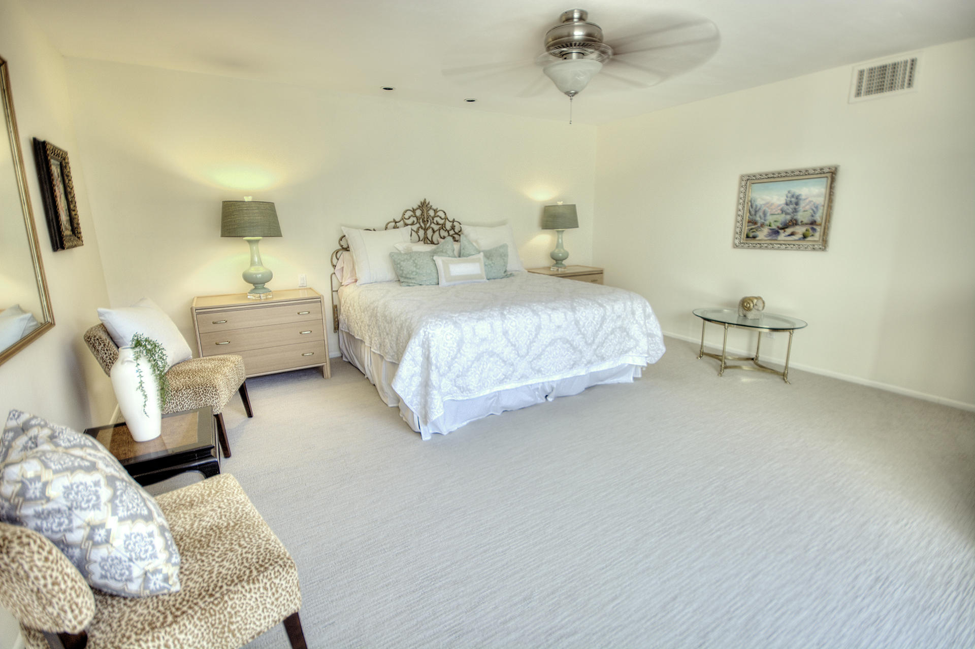 45730 Hopi Road Indian Wells, CA 92210 - Photo 13 of 42 a bedroom with furniture and a couch