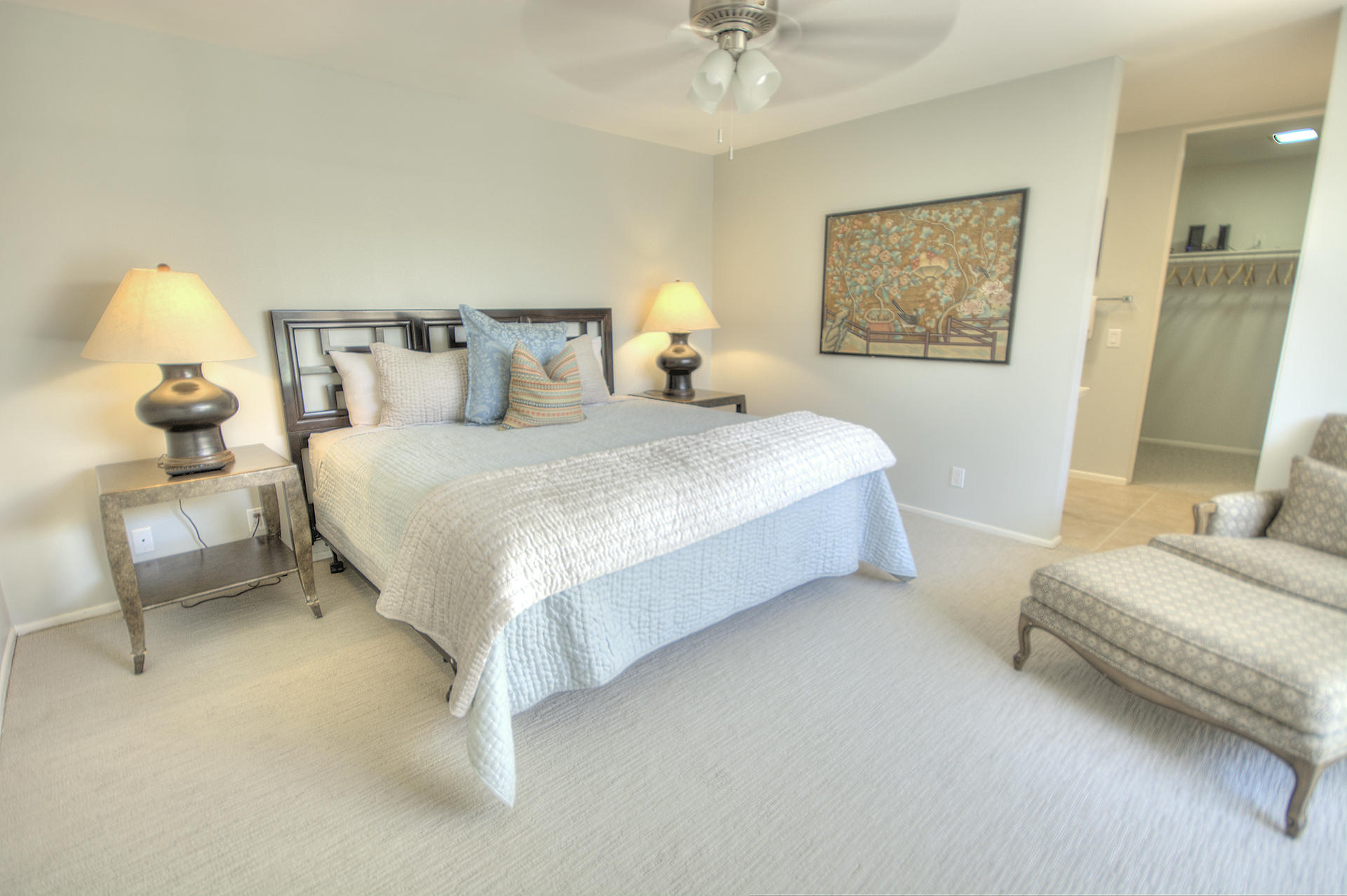 45730 Hopi Road Indian Wells, CA 92210 - Photo 22 of 42 a bedroom with bed and window