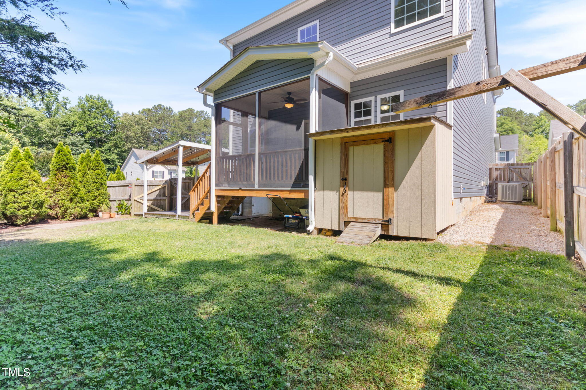 2823 Erinridge Road Raleigh, NC 27610 - Photo 19 of 23 Backyard area