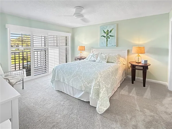a view of a patio on the roof deck