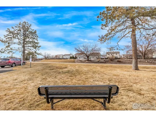 a view of a yard with an outdoor space