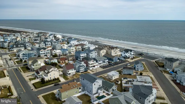 a view of an ocean and beach