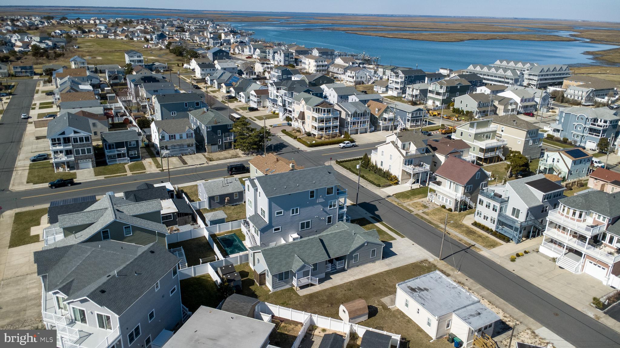 204 10th Street North Brigantine, NJ 08203 - Photo 46 of 88 an aerial view of a building with a ocean view
