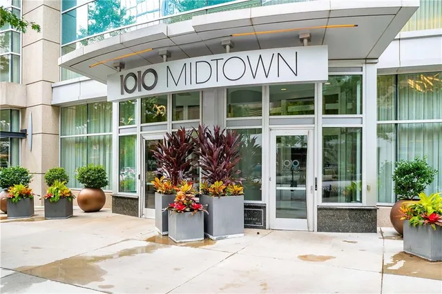 a view of a store with a outdoor seating