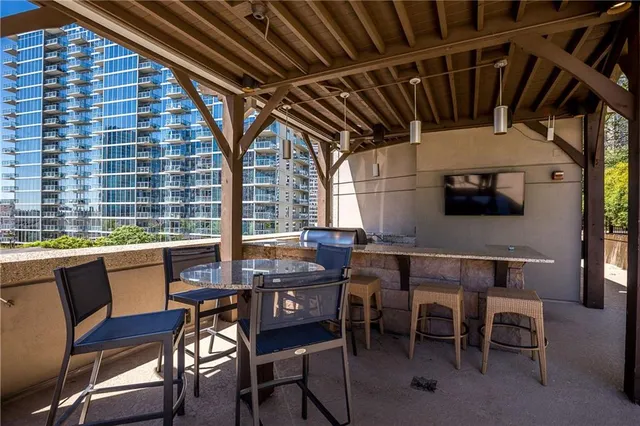 a front view of a building