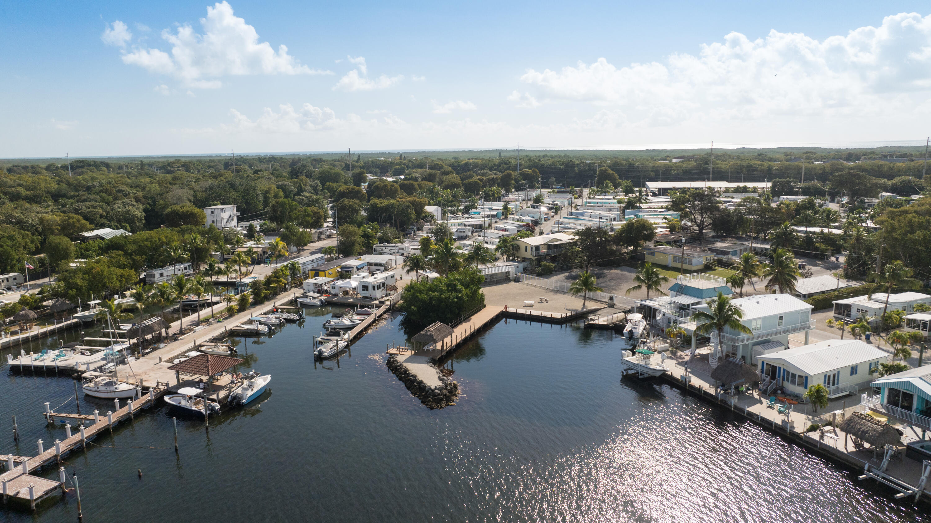 192 2nd Court Key Largo, FL 33037 - Photo 36 of 44 an aerial view of a city with lots of residential buildings