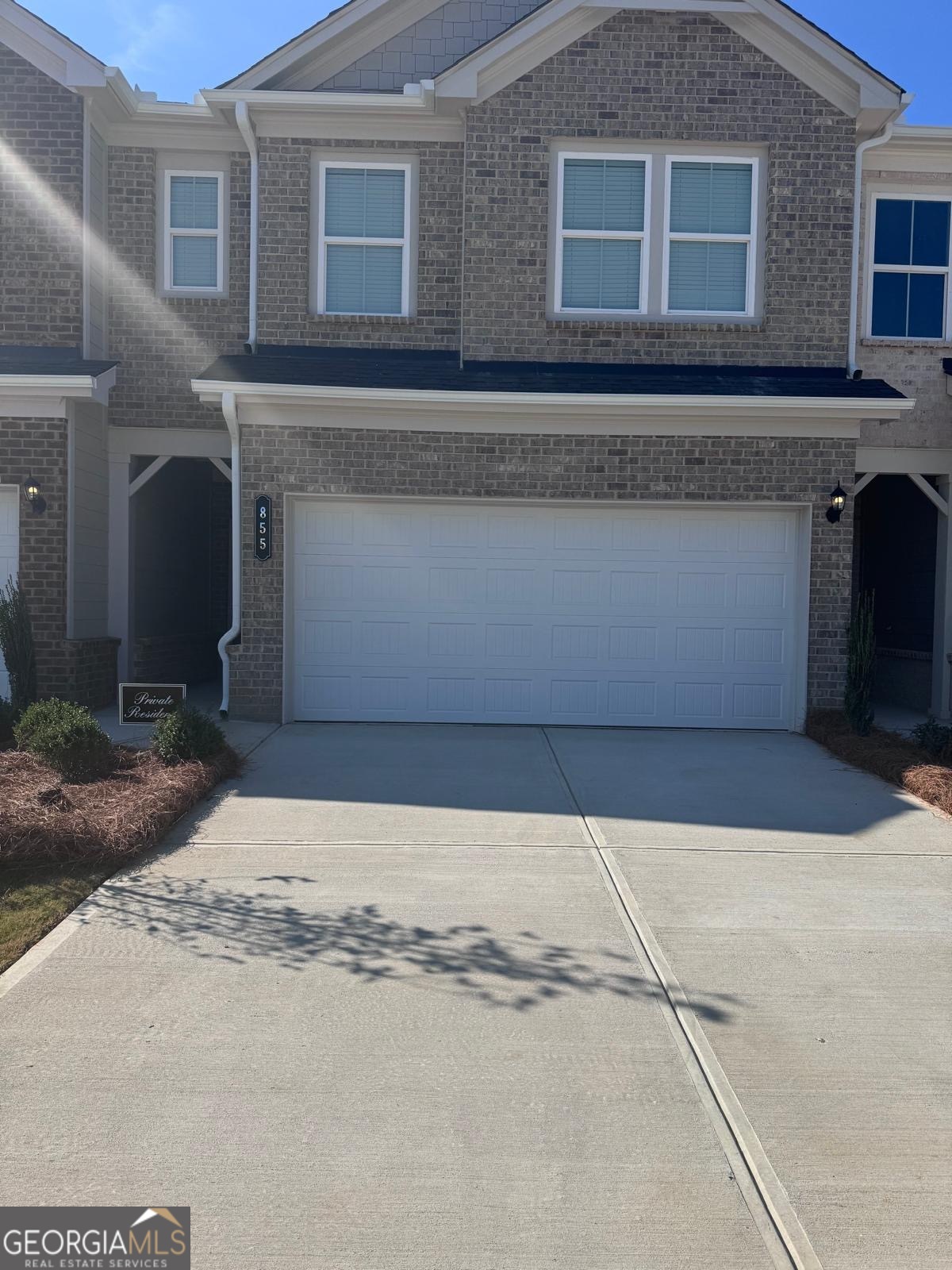 a front view of house with yard