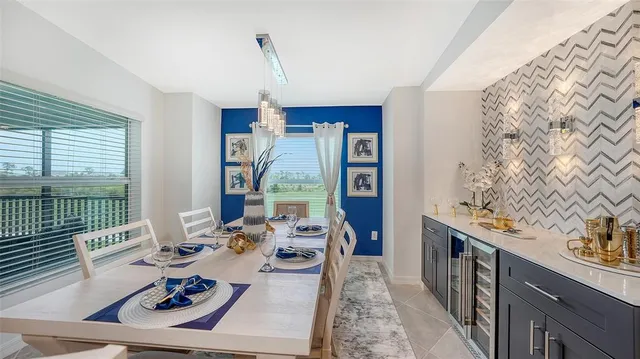 a bathroom with a double vanity sink and mirror