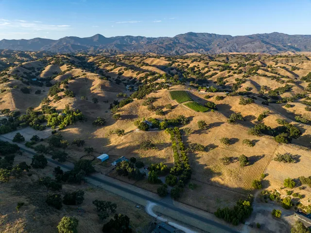 a view of city and mountain